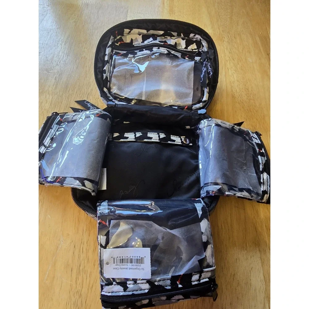 Vera Bradley SCOTTIE DOGS So Organized Jewelry Case Cosmetic DOG NWT‎ NEW RARE